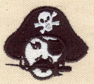 Embroidery Design: Pirate A<br> 1.90w X 1.70h