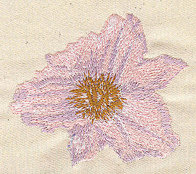 Embroidery Design: Lily bloom<br> 2.90w X 2.50h
