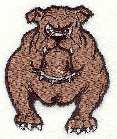 Embroidery Design: Bulldog C<BR>2.80" x 2.30"