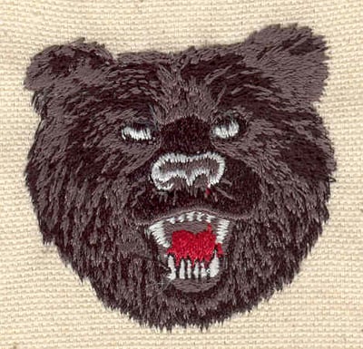 Embroidery Design: Bear head A<br> 2.00w X 2.00h