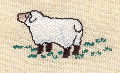 Embroidery Design: Lamb<br> 1.98w X 0.98h
