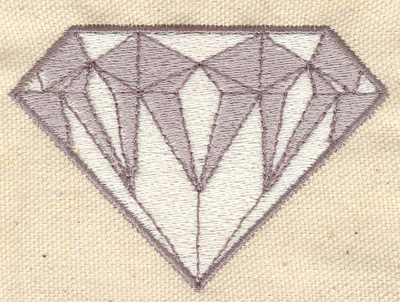 Embroidery Design: Diamond<br> 3.10w X 2.14h