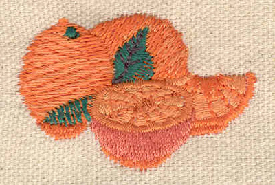 Embroidery Design: Oranges<br> 1.82w X 1.19h