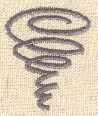 Embroidery Design: Tornado <br> 1.50w X 1.80h