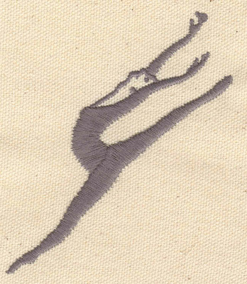Embroidery Design: Dancer B<br> 2.91w X 3.49h