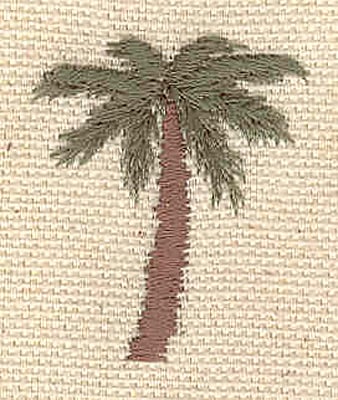 Embroidery Design: Palm tree D<br> 1.13w X 1.34h