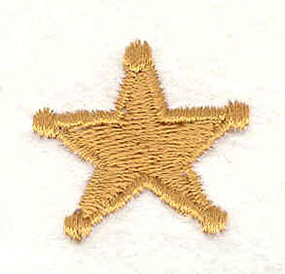 Embroidery Design: Badge<br>1.07"H x 1.10"W