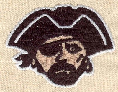 Embroidery Design: Pirate B<br> 2.70w X 2.10h