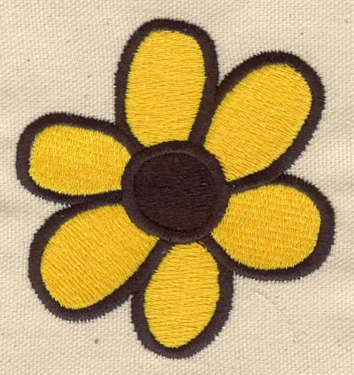 Embroidery Design: Daisy<br> 3.02w X 3.17h