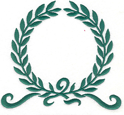 Embroidery Design: Wreath 3<br> 4.66" X 5.17"