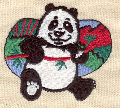 Embroidery Design: Panda bear<br> 2.56w X 2.26h