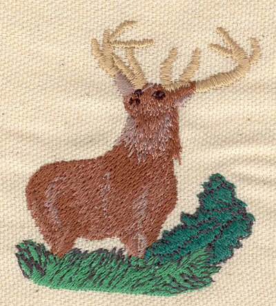 Embroidery Design: Deer standing<br>2.14w X 2.51h