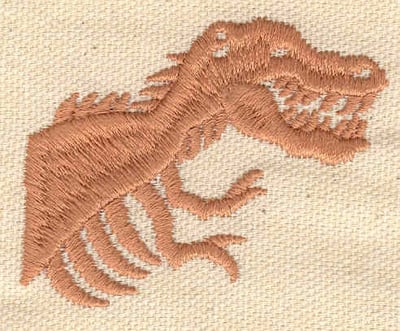 Embroidery Design: Tyrannosaurus Rex Fossil<br> 2.22w X 1.83h