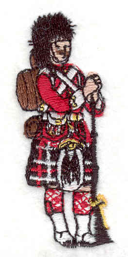 Embroidery Design: Military Guard 1<br> 2.43w X 0.96h
