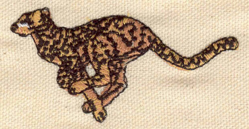Embroidery Design: Cheetah<br> 2.79w X 1.37h