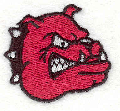 Embroidery Design: Bulldog I<BR>1.55" x 1.72"