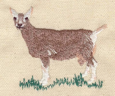 Embroidery Design: Goat<br> 2.60w X 2.33h