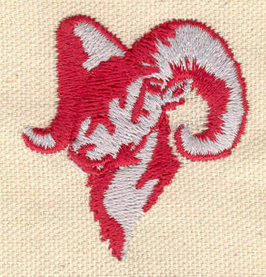Embroidery Design: Mountain goat head A<br> 1.76w X 1.88h