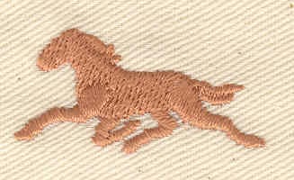 Embroidery Design: Horse <br> 1.36w X 0.71h