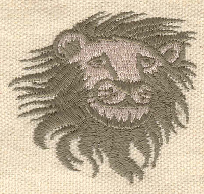 Embroidery Design: Lion head<br> 2.16w X 1.99h