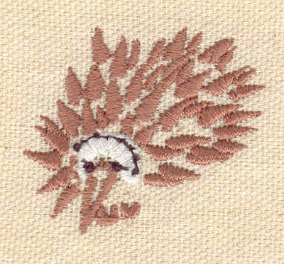 Embroidery Design: Hedgehog<br> 1.63w X 1.42h
