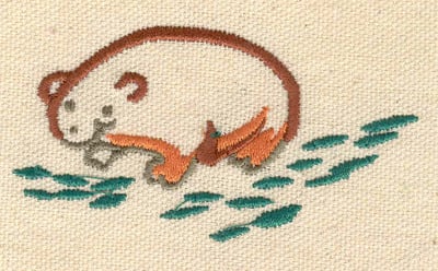 Embroidery Design: Wombat<br> 3.11w X 1.68h