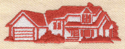 Embroidery Design: House<br> 3.09w X 1.10h