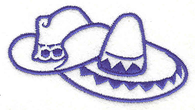 Embroidery Design: Hats <br>3.59"w X 2.03"h