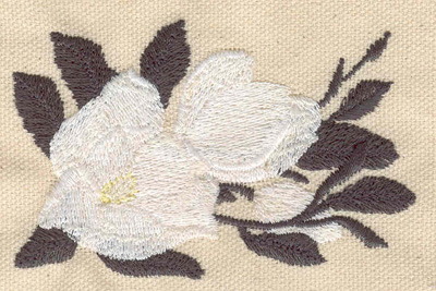 Embroidery Design: Camellia<br> 3.44w X 2.20h