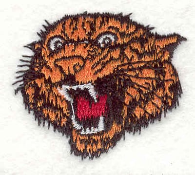 Embroidery Design: Tiger head C <br>1.76"w X 1.56"h