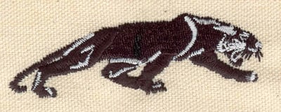 Embroidery Design: Panther<br> 3.10w X 1.01h