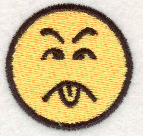 Embroidery Design: Smiley Face 1<br>1.52"x1.54"