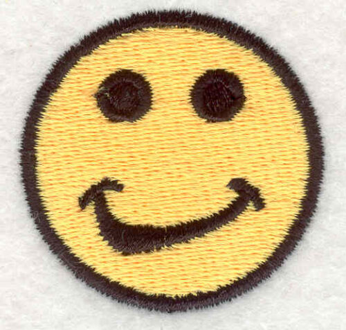 Embroidery Design: Smiley Face 2<br>1.53"x1.54"