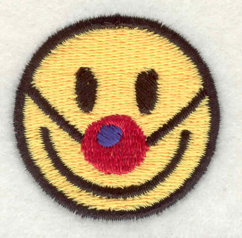 Embroidery Design: Smiley Face 7<br>1.53"x1.54"