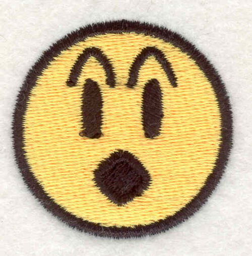 Embroidery Design: Smiley Face 13<br>1.51"x1.54"