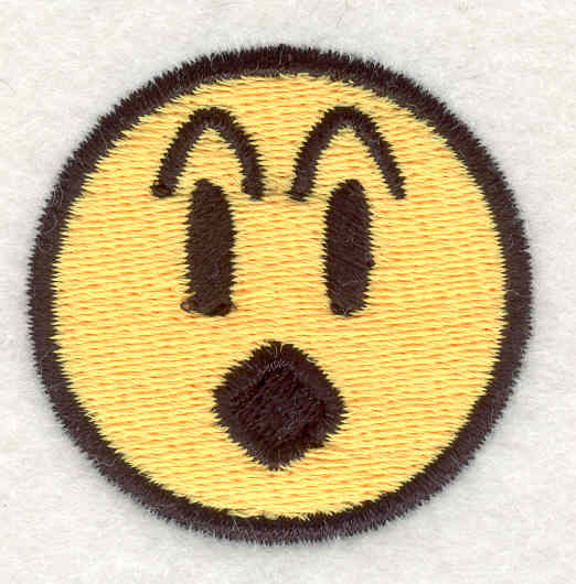 Embroidery Design: Smiley Face 13<br>1.51"x1.54" | Embroidery Legacy Embroidery Design: Smiley Face 13<br>1.51"x1.54"