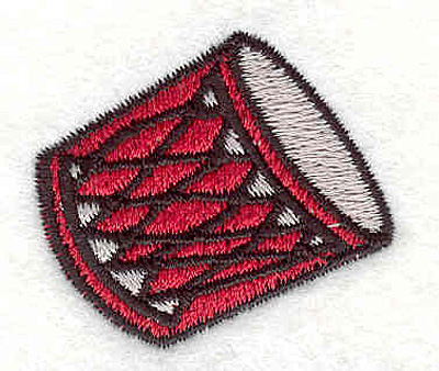 Embroidery Design: Drum <br>1.39" X 1.54"