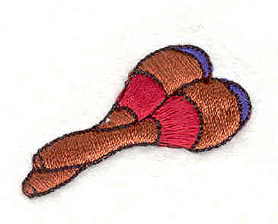 Embroidery Design: Maracas <br>1.01" X 1.47"