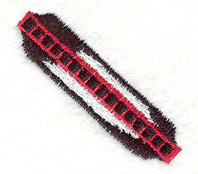 Embroidery Design: Harmonica <br>1.57" X 1.49"