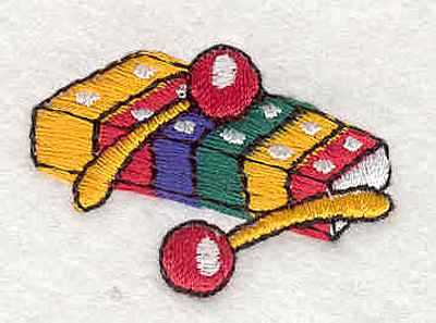 Embroidery Design: Xylophone <br>1.04" X 1.48"