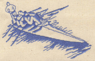 Embroidery Design: Rowing boat<br> 4.26w X 2.78h