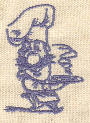 Embroidery Design: Cook<br>1.94w X 2.63h