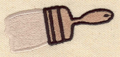 Embroidery Design: Paint brush<br> 2.84w X 1.24h