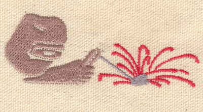 Embroidery Design: Welder<br> 3.11w X 1.11h