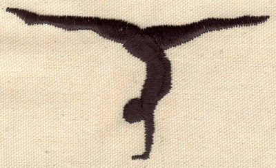 Embroidery Design: Gymnast<br> 3.92w X 2.24h | Embroidery Legacy Embroidery Design: Gymnast<br> 3.92w X 2.24h