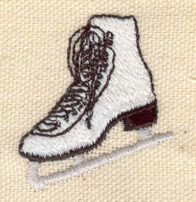 Embroidery Design: Figure Skate E<br> 1.30w X 1.56h