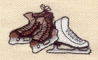 Embroidery Design: Skates<br> 2.05w X 1.24h