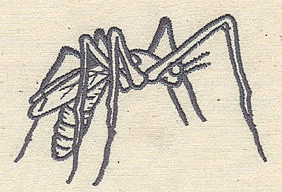 Embroidery Design: Mosquito<br> 3.07w X 2.10h