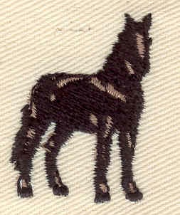 Embroidery Design: Horse<br> 0.97w X 1.33h