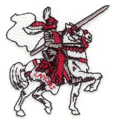 Embroidery Design: Knight 2 <br> 2.41" x 2.27"